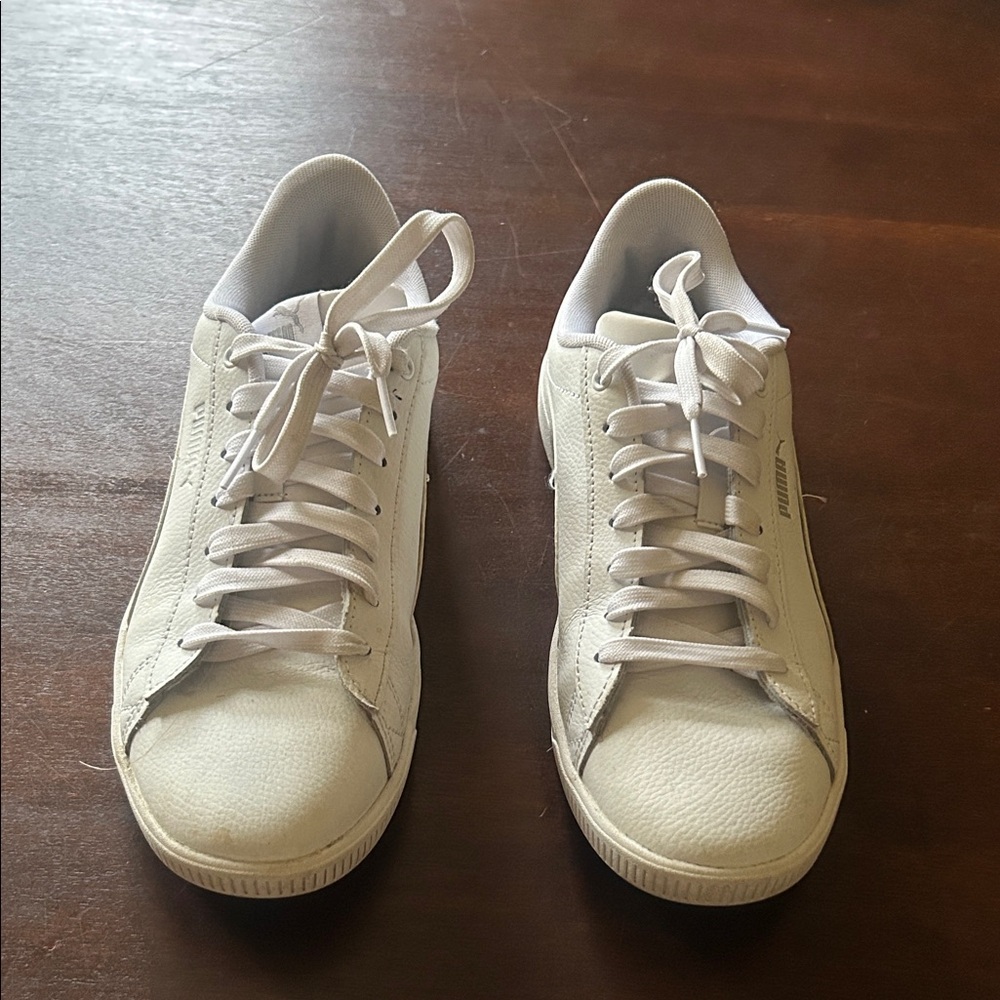 White Leather Sneakers